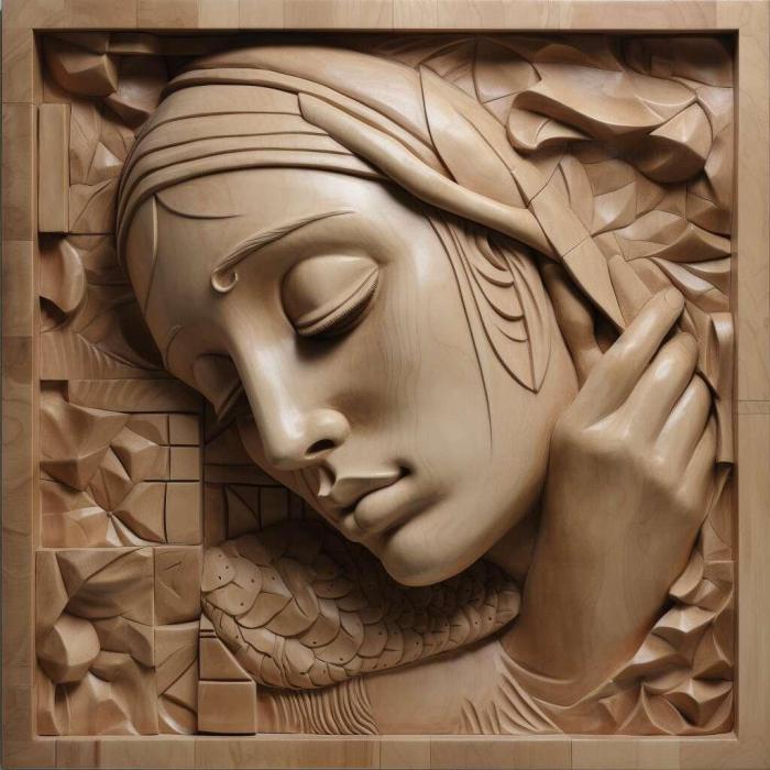 نموذج ثلاثي الأبعاد لآلة CNC 3D Art 